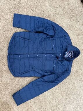 Vineyard Vines Navy Quilted Puffer Jacket